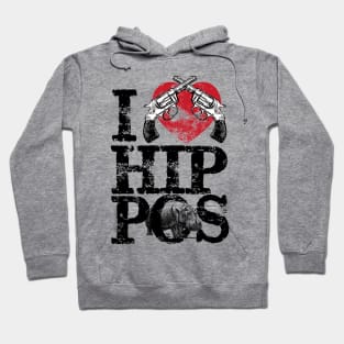 I Heart Hippos Hoodie